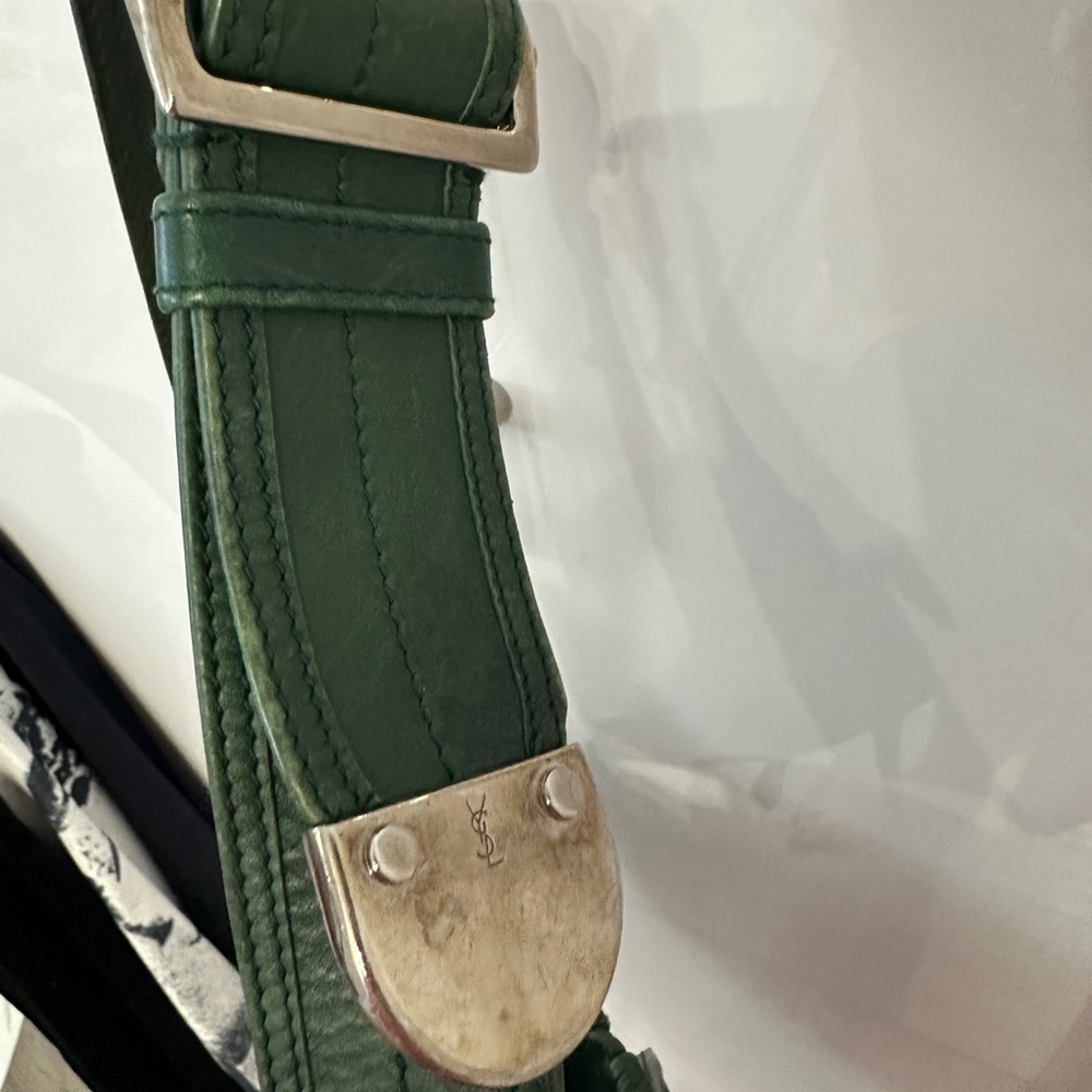 Green YSL Leather bag - Women's Shoulder Purse - Picture 4 of 4